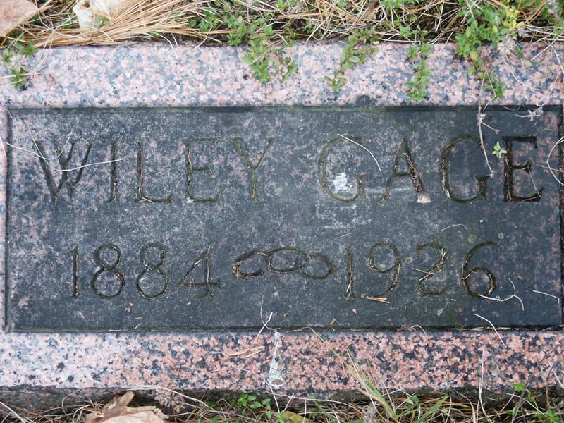 Gage & Associated Families